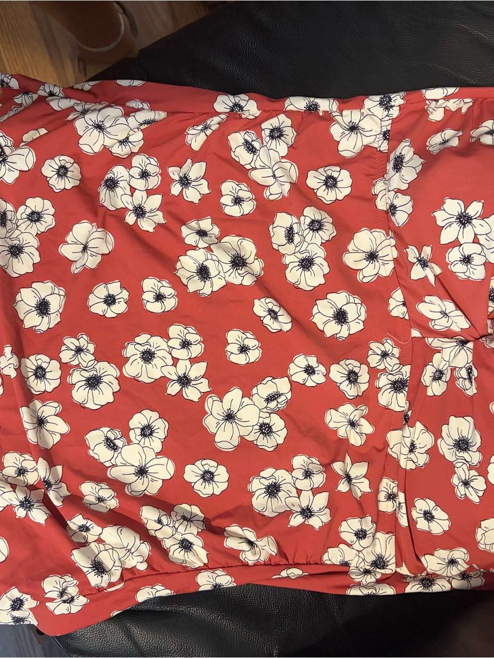 Anne Cole Red Floral Women’s Swim Cover-up